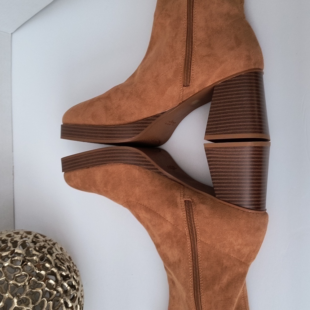 Sugar Nero Platform Bootie Tan Size 10M - Picture 5 of 11